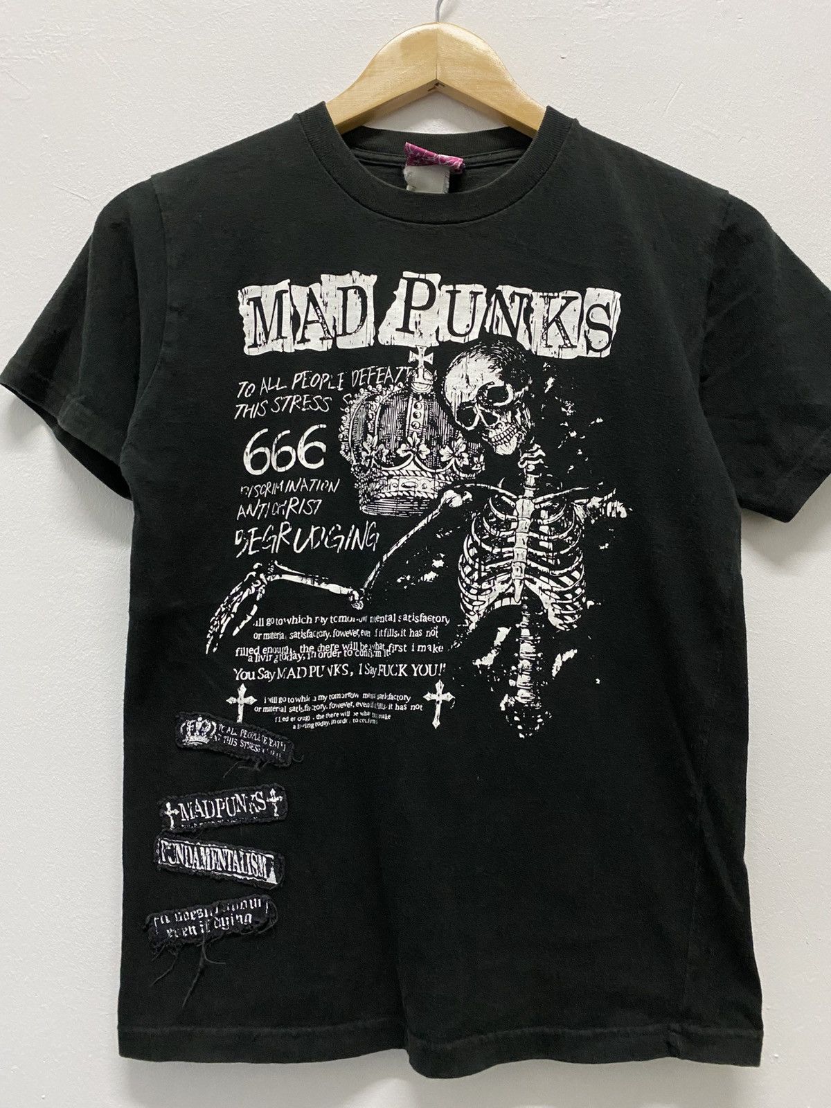 Japanese Brand Mad Punk-JapaneseBrand Distressed Skull Seditionaries Tshirt Size US XS / EU 42 / 0 - 3 Thumbnail