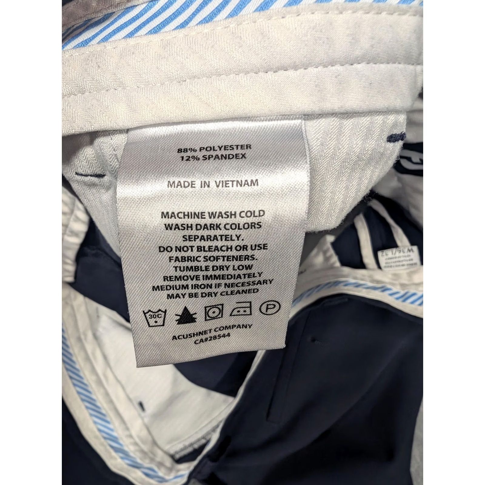 Footjoy FootJoy Pants Mens 36x32 Blue Stretch Dress Golf Performance Travel Casual Pants Size US 36 / EU 52 - 7 Thumbnail