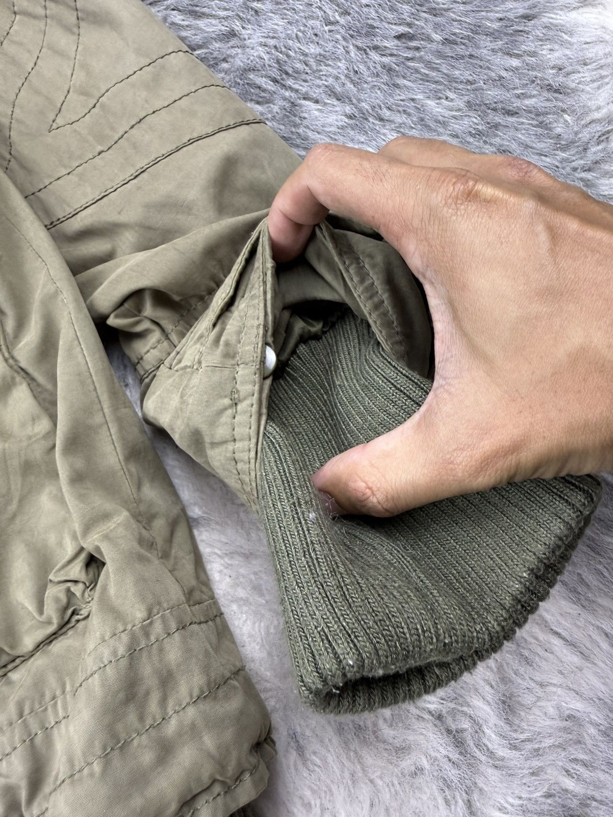 If Six Was Nine Japanese Designer like L.G.B. Fur Raccoon Jacket Size US S / EU 44-46 / 1 - 14 Thumbnail