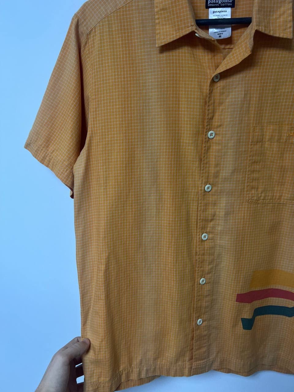 Patagonia Vintage Patagonia Organic Cotton Short Sleeve Shirt Outdoor M Size US M / EU 48-50 / 2 - 8 Thumbnail