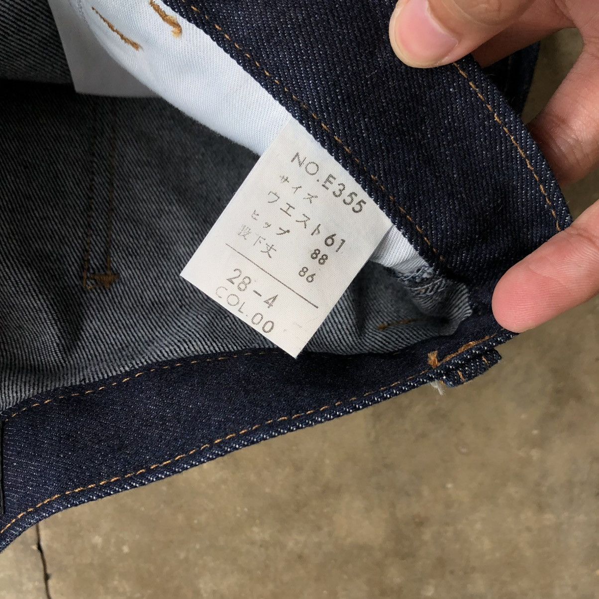 14th Addiction 2000s Et-Boite Button Raw Denim Flared Jeans Lgb Size US 26 / EU 42 - 12 Thumbnail