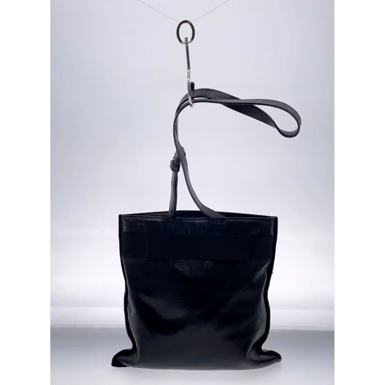 Vintage PATRICK STEPHAN Leather Shoulder Bag black Size ONE SIZE - 3 Thumbnail