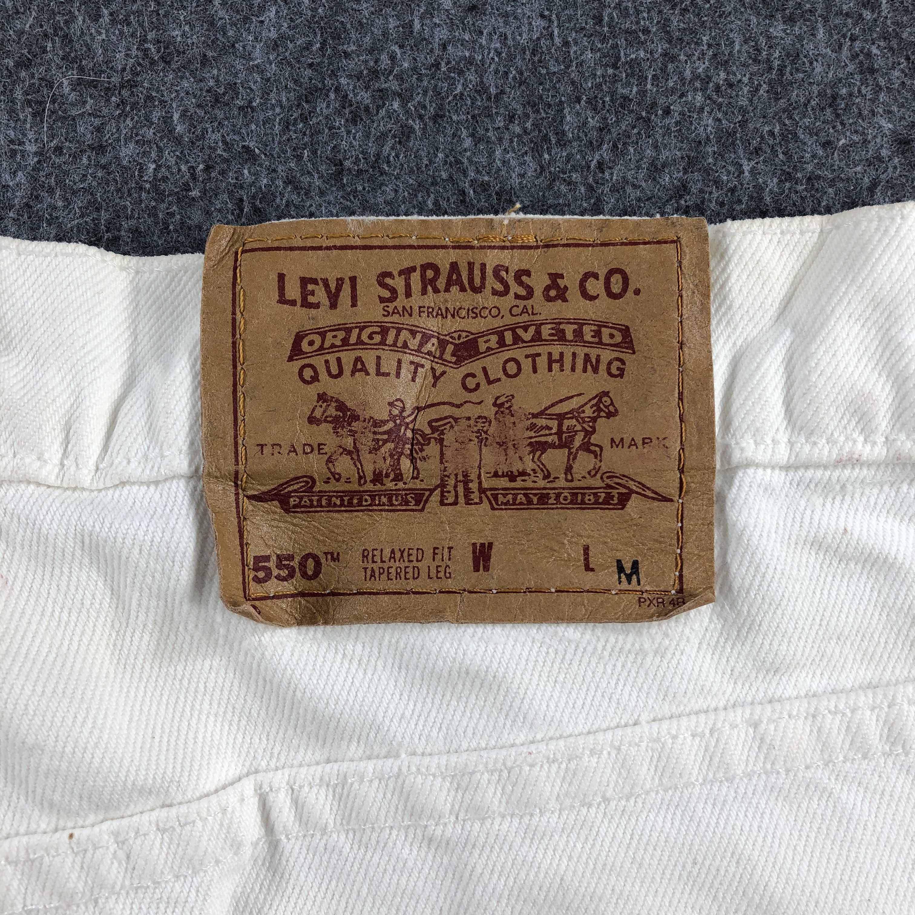 Levi's Vintage 90s Light Wash Levis 550 Jeans-J1508 Size US 32 / EU 48 - 5 Thumbnail