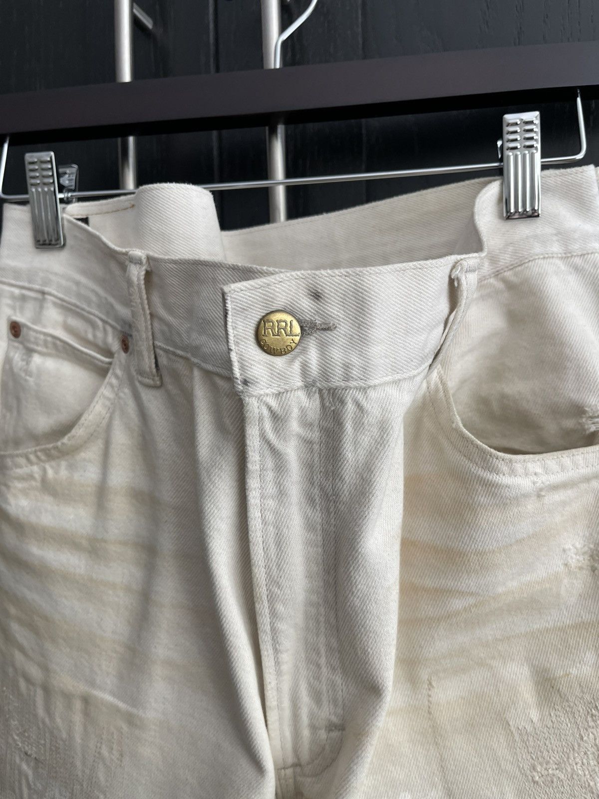 RRL Ralph Lauren RRL Repaired Jeans Size US 32 / EU 48 - 3 Thumbnail