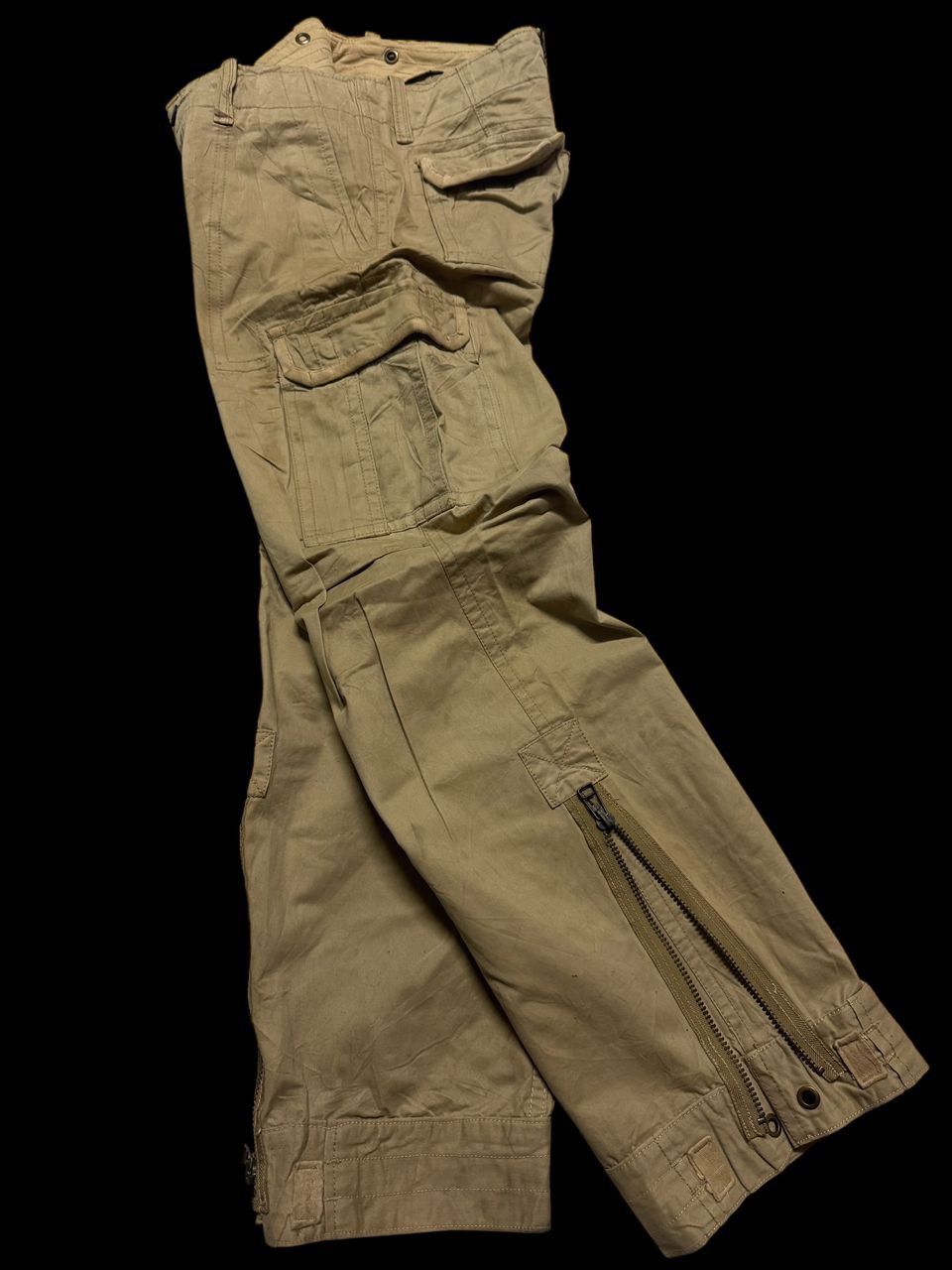 Abercrombie & Fitch Vintage Abercrombie And Fitch Tactical Military Cargo Zipper Size US 31 - 1 Thumbnail