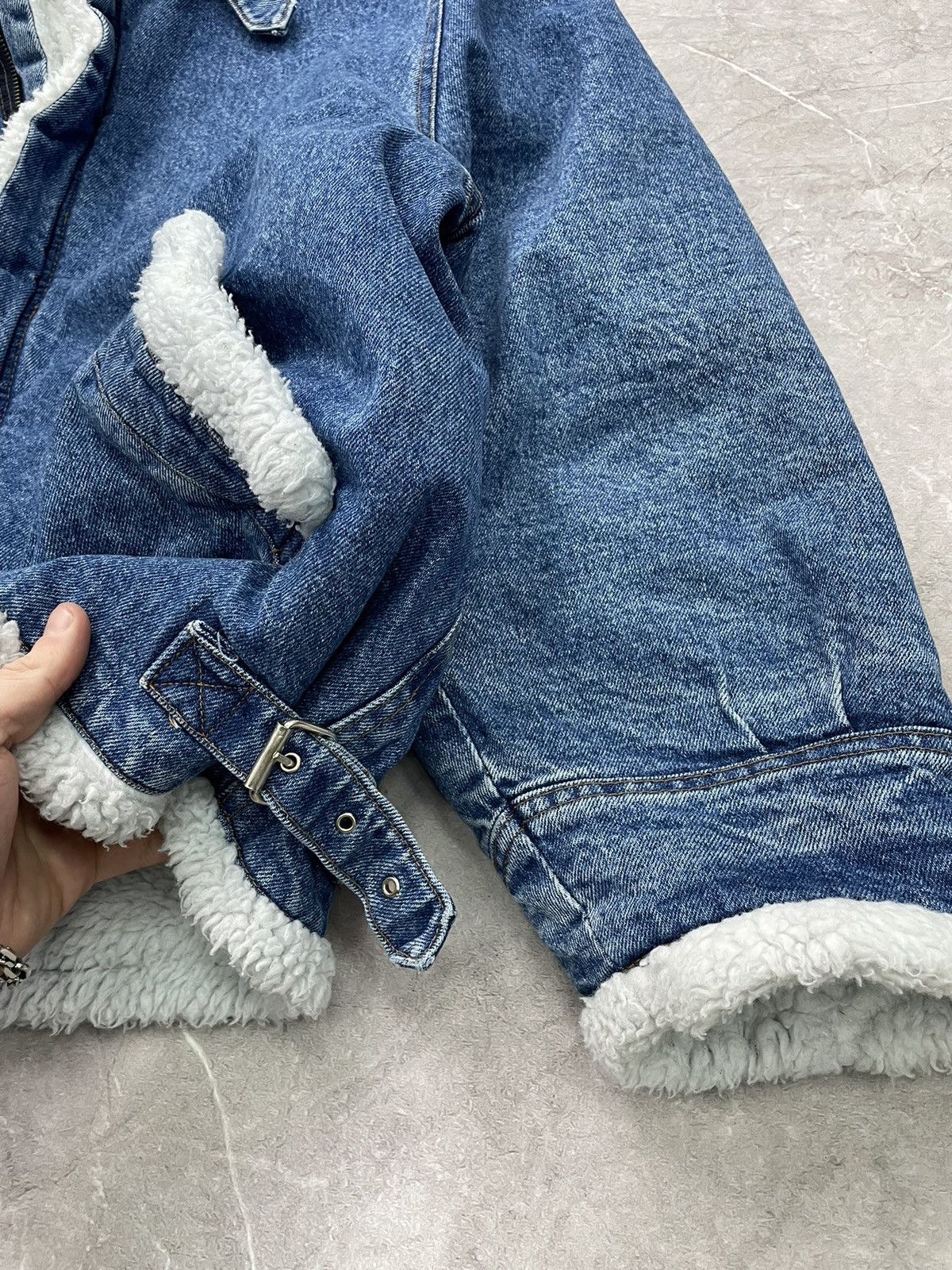 If Six Was Nine × Vintage FUR SHERPA LGB STYLE DISTRESSED US Army Style AF Jacket Size US M / EU 48-50 / 2 - 6 Thumbnail