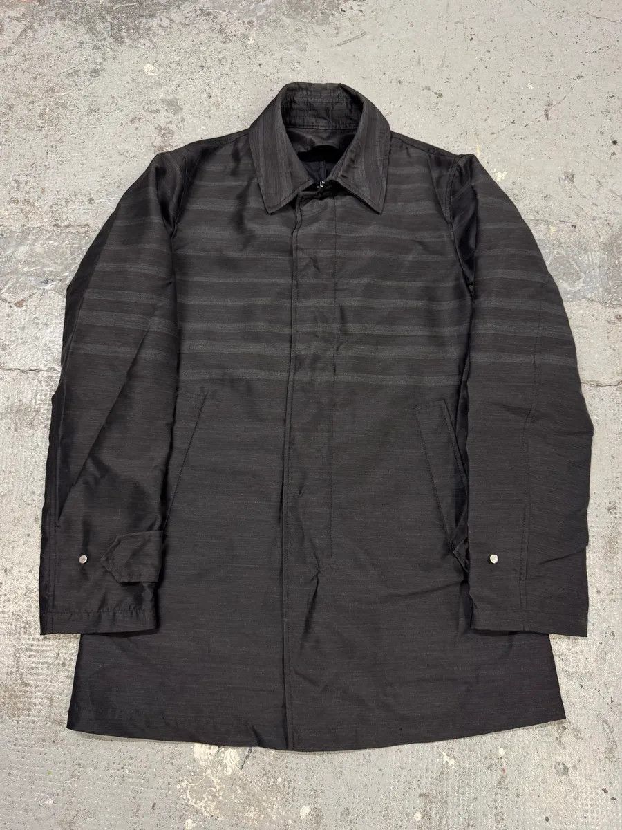 Emporio Armani AW2015 Emporio Armani Black Long Obscure Coach Jacket Size US M / EU 48-50 / 2 - 1 Thumbnail