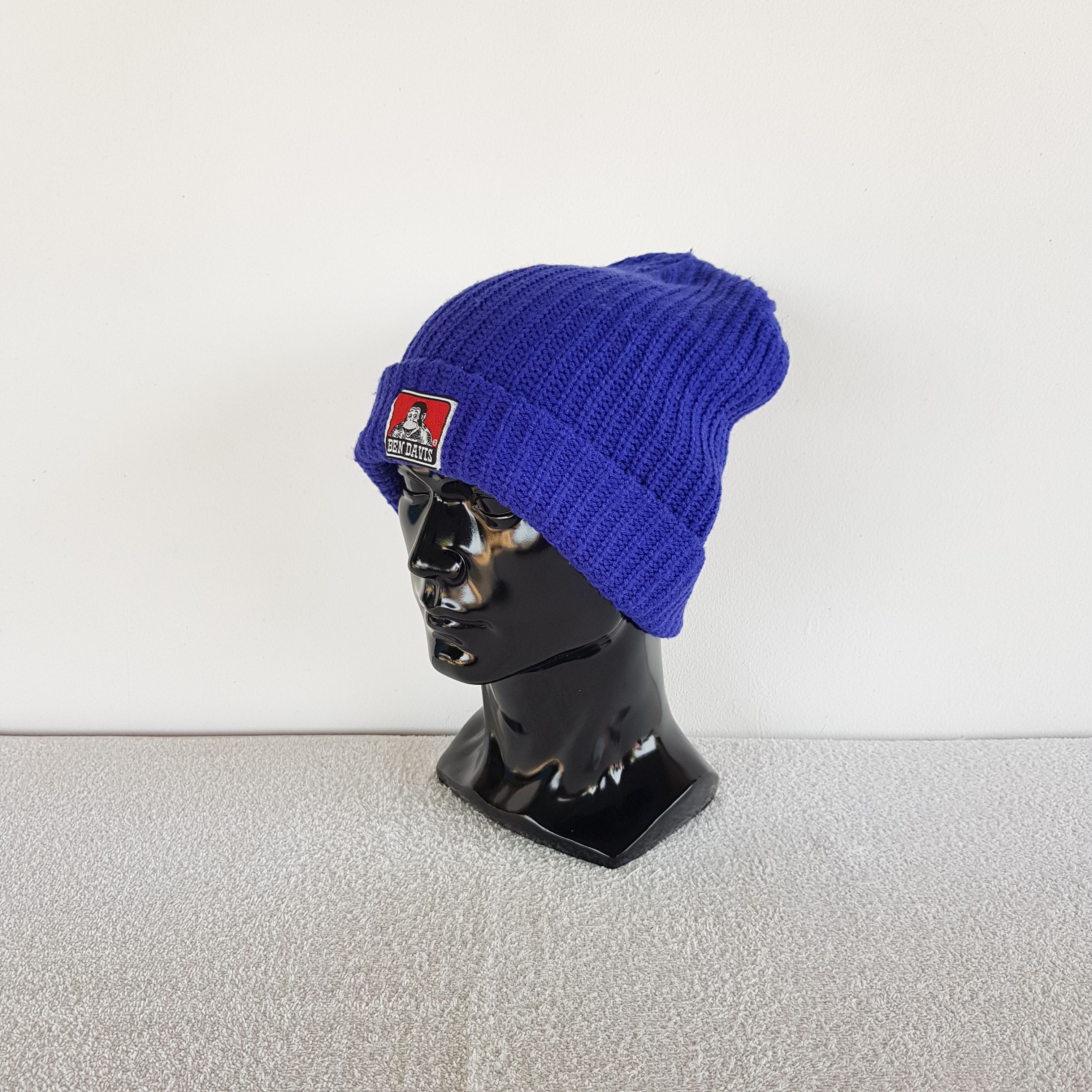 Ben Davis Vintage Ben Davis Beanie 90s Knitted Snow Caps Hats Size ONE SIZE - 1 Thumbnail