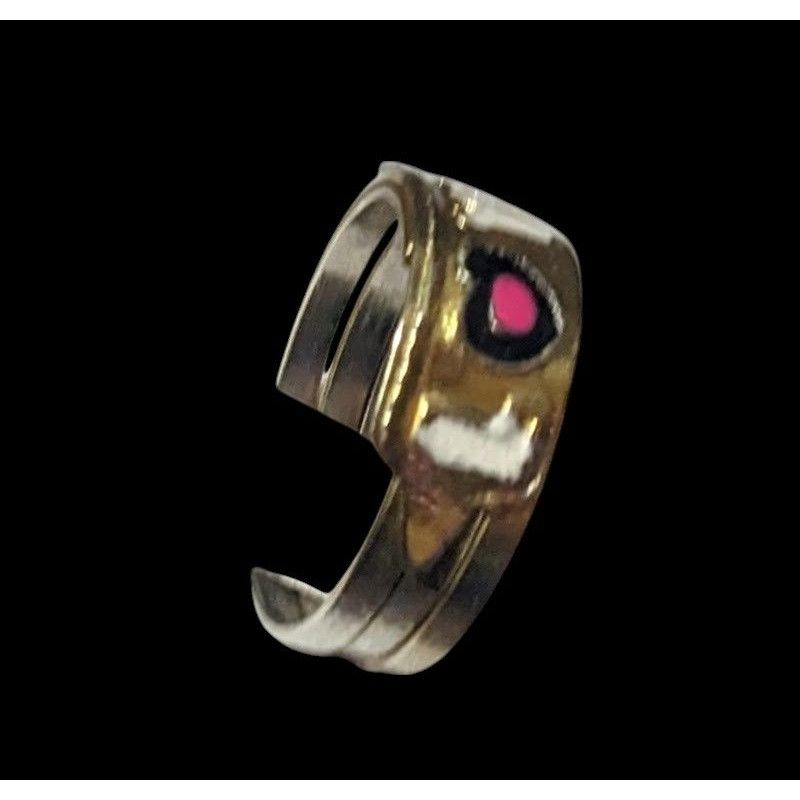 Other Coquette Gold Tone Enamel Filled Love Ring Size 8 Size ONE SIZE - 7 Thumbnail