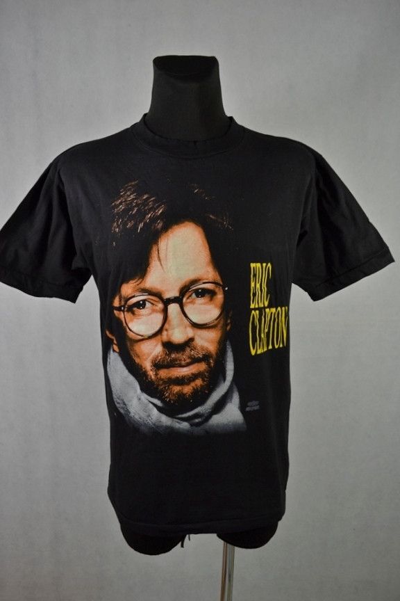Band Tees × Vintage Vintage 1992 Eric Clapton UK Tour Graphic Tee T-shirt Size US L / EU 52-54 / 3 - 1 Thumbnail