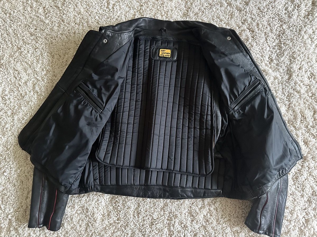 Vintage Just Leather San Jose Biker Jacket Size US M / EU 48-50 / 2 - 3 Thumbnail