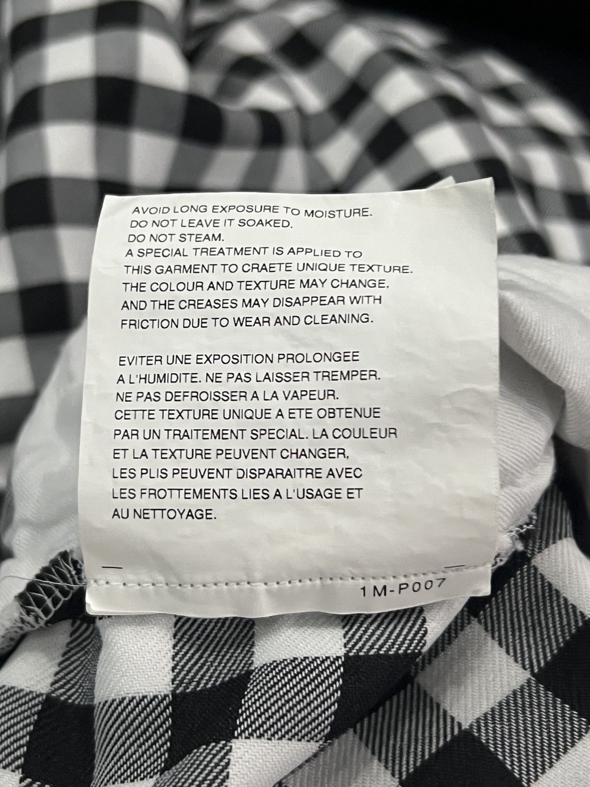 Comme des Garcons Black Black Comme des Garçons 2023 Check Cropped Pants Size US 30 / EU 46 - 15 Thumbnail
