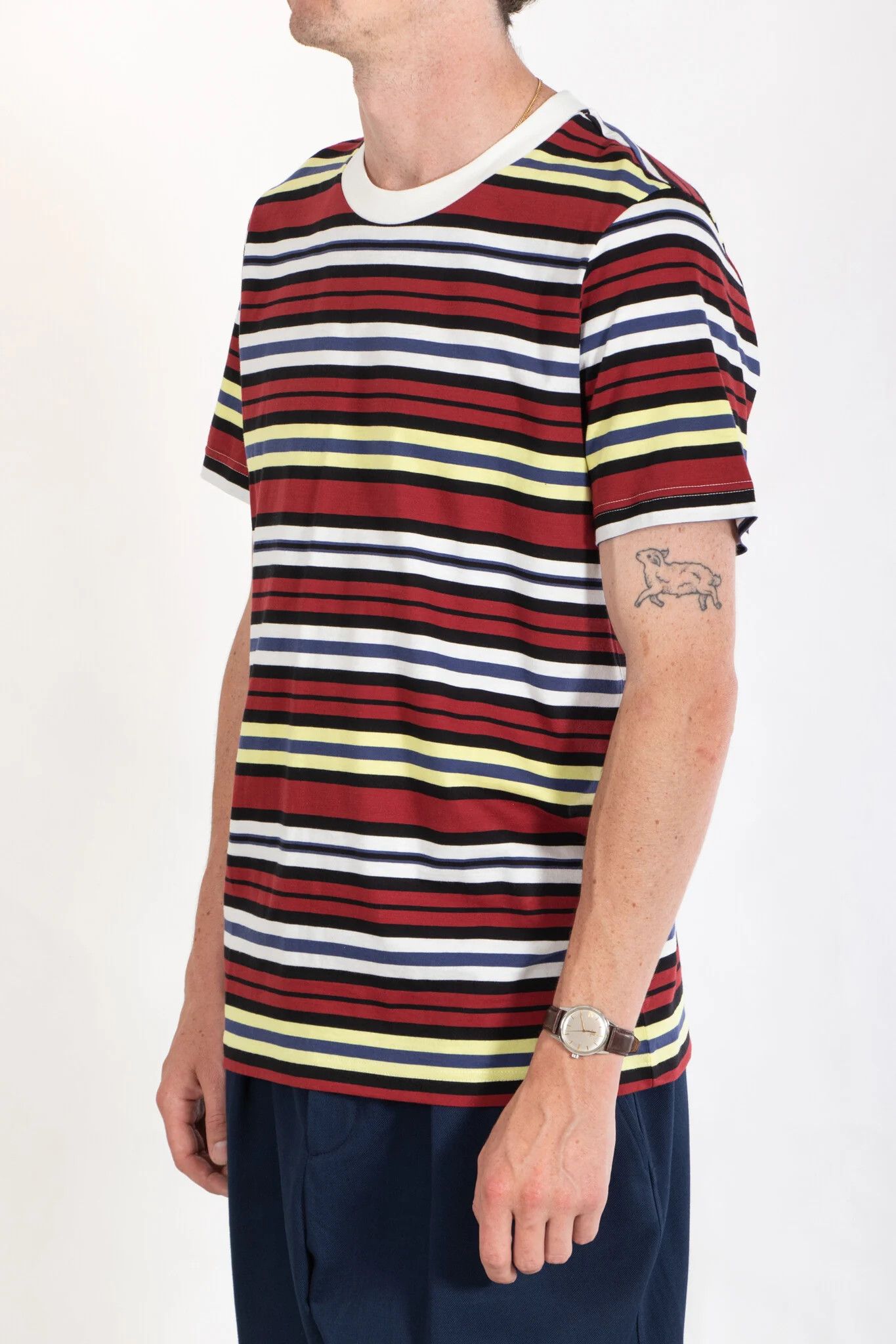 Marni o1y0225 Crewneck T-Shirt in Multicolor Size US L / EU 52-54 / 3 - 2 Thumbnail