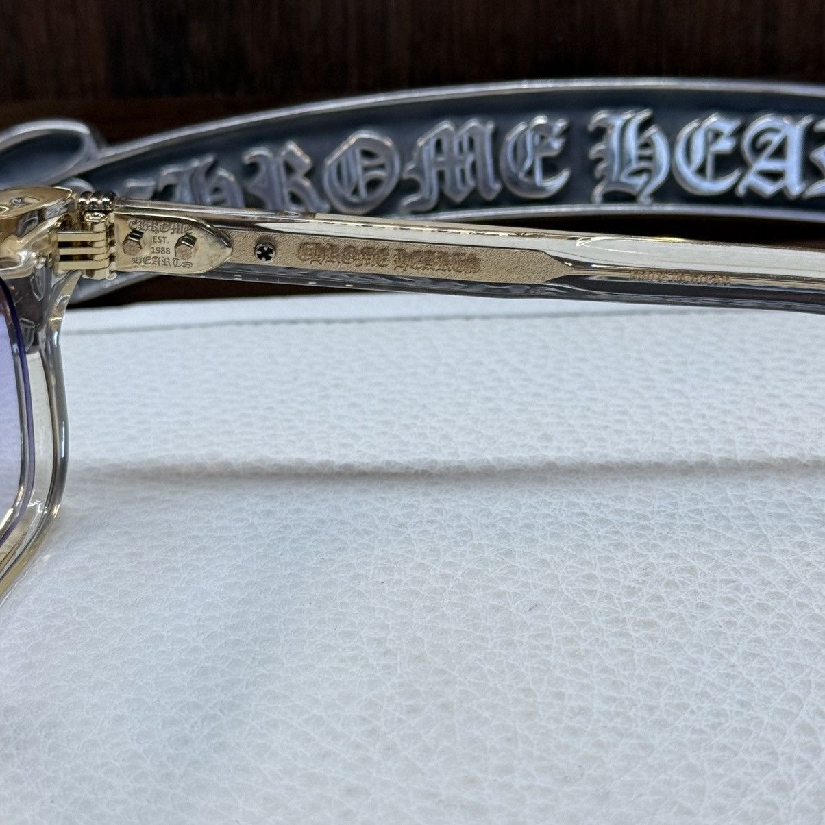 Chrome Hearts Chrome Hearts TRYPOLEAGAIN 1/1 Sunglasses Size ONE SIZE - 7 Thumbnail