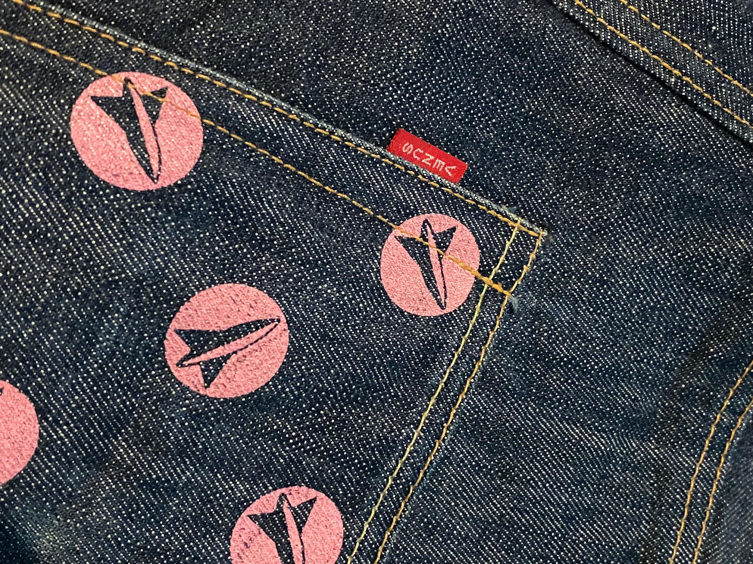 Japanese Brand Rocket Saddles & Co Venus Denim Pants Size US 32 / EU 48 - 16 Thumbnail