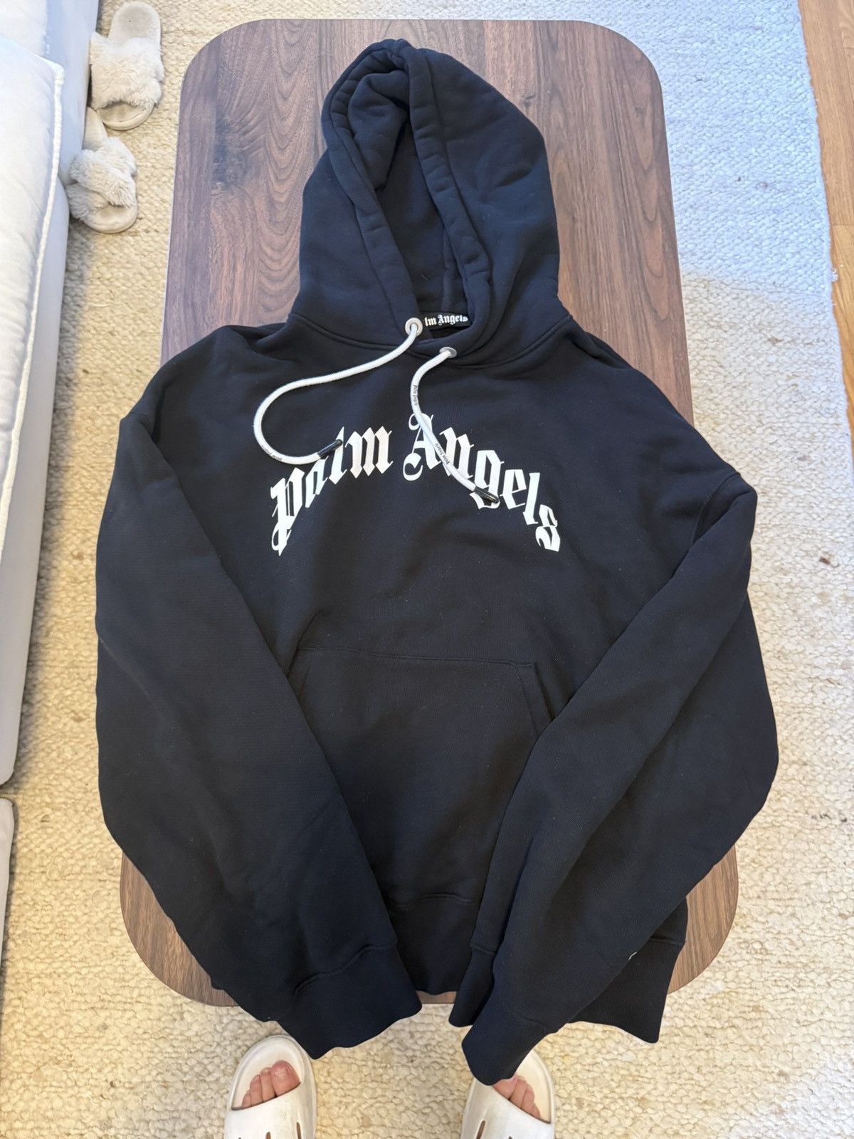 Palm Angels Palm Angels Black Oversized Hoodie Size US XL / EU 56 / 4 - 1 Thumbnail