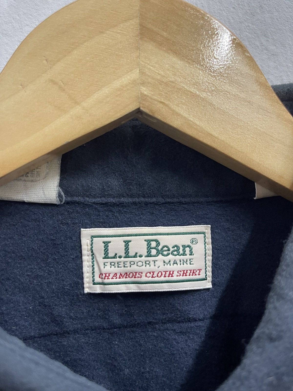 L.L. Bean Vintage 70’s LL BEAN Duck Logo Cotton Shirt Made in USA Size US L / EU 52-54 / 3 - 5 Thumbnail