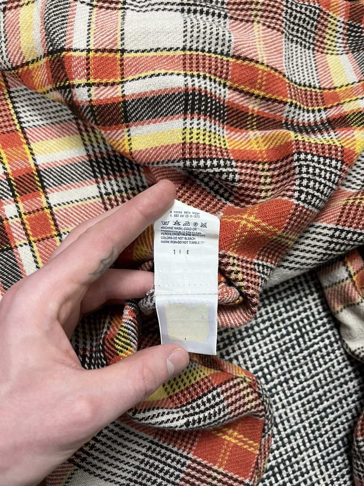 Dolce & Gabbana y2k D&G Dolce & Gabbana distressed oversized flannel shirt Size US L / EU 52-54 / 3 - 5 Thumbnail