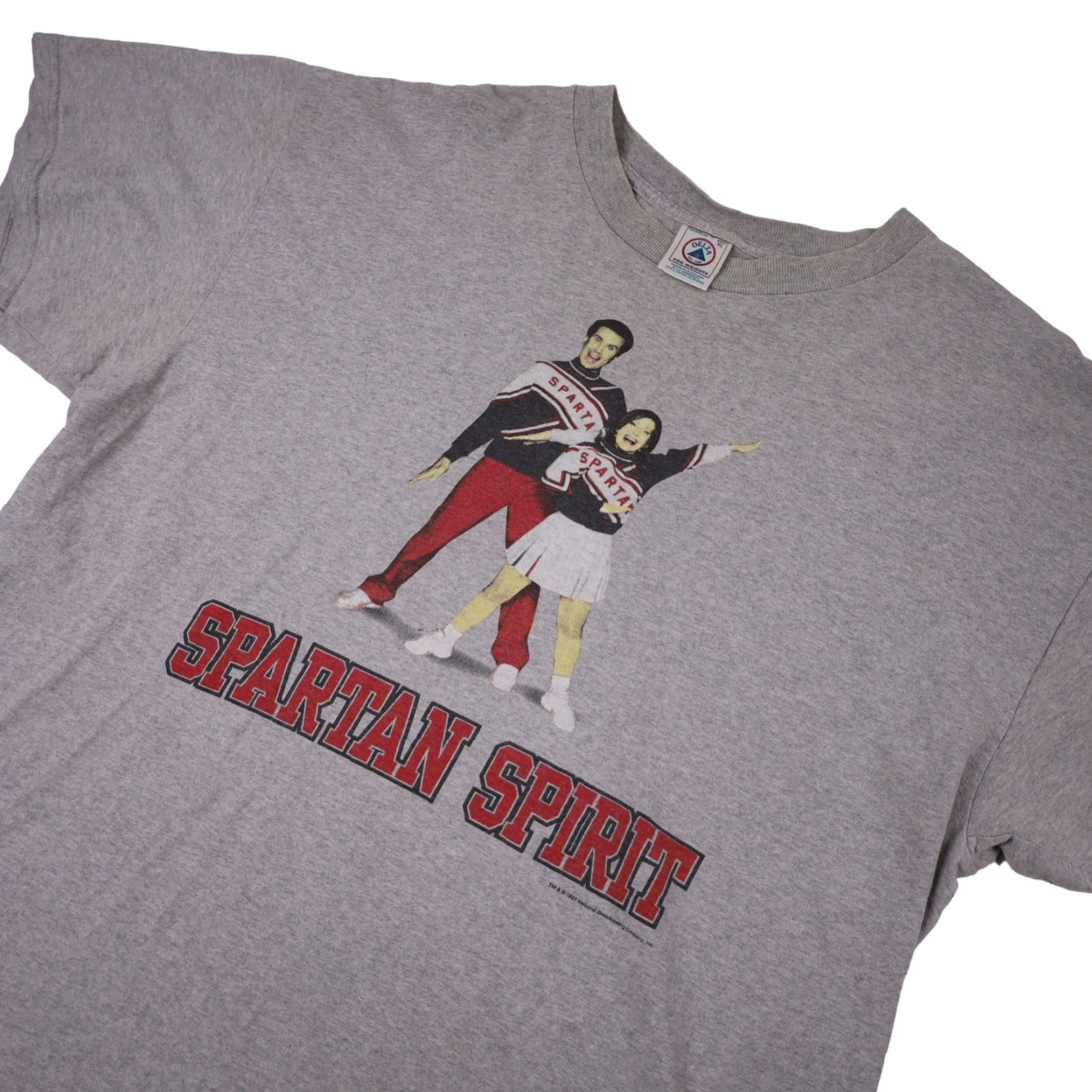 ESPIRIT VINTAGE SNL Spartan Spirit Will Ferrell Graphic T Shirt Mens XL Gray 90s Size US XL / EU 56 / 4 - 2 Thumbnail