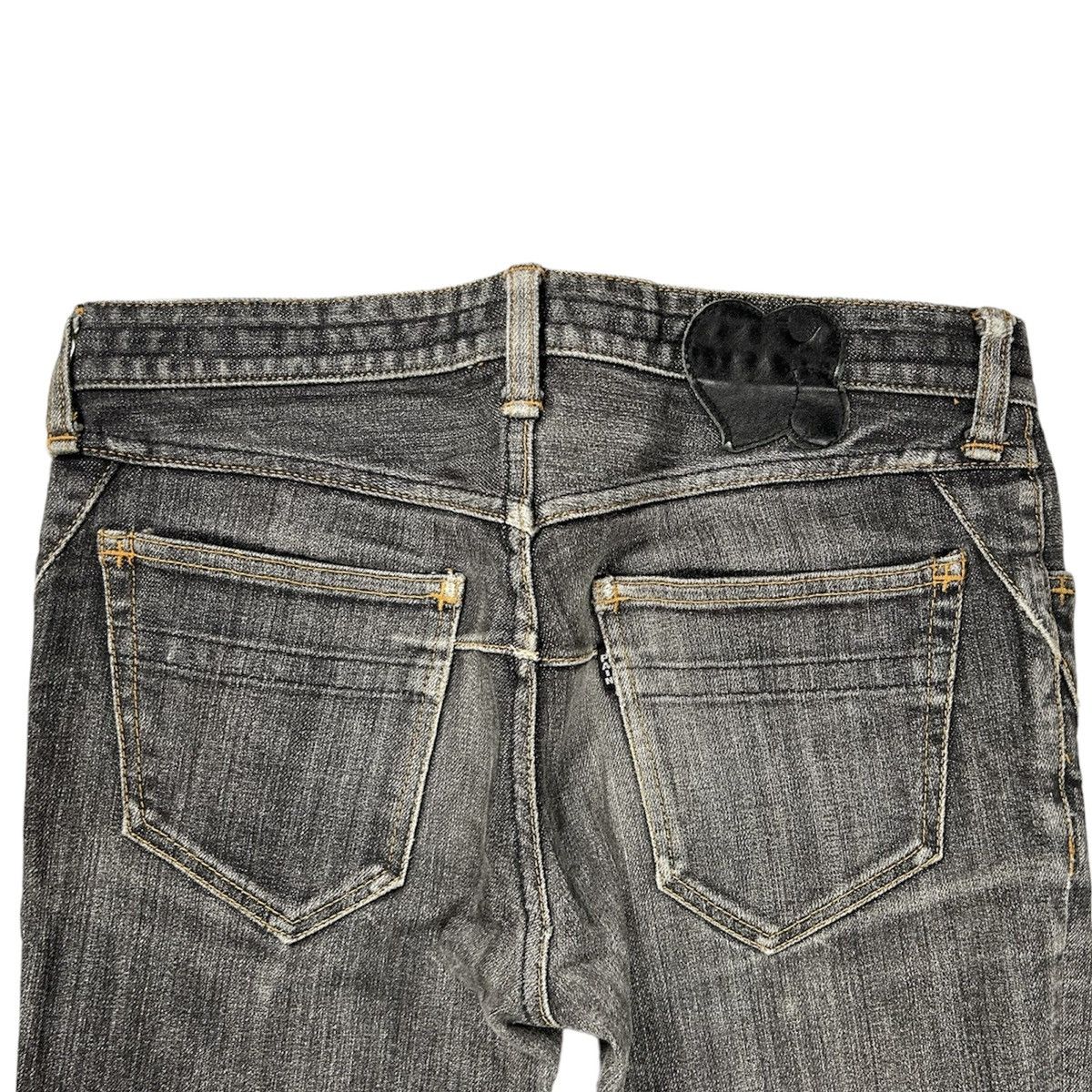 Number (N)ine AW07 Black Pain Denim Size US 30 / EU 46 - 7 Thumbnail
