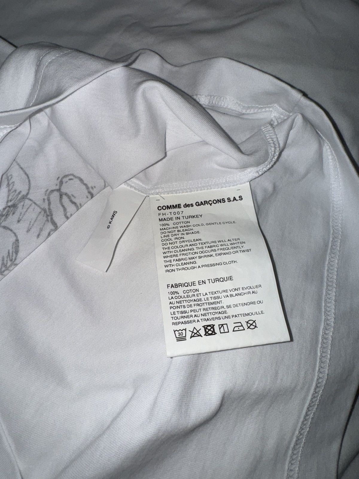 Comme des Garcons × Kaws Comme des Garcons Shirt X KAWS T-Shirt Size US L / EU 52-54 / 3 - 5 Thumbnail