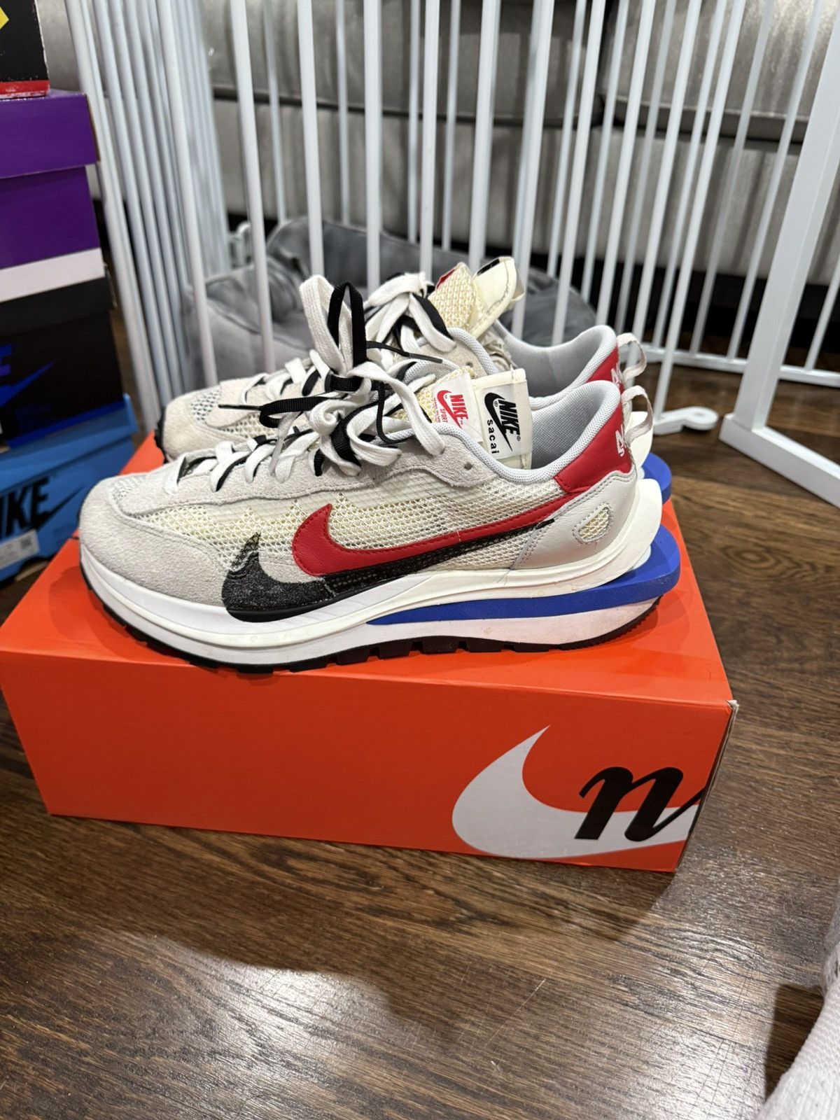 Nike × Sacai Nike x Sacai Vaporwaffle Size US 10.5 / EU 43-44 - 2 Thumbnail