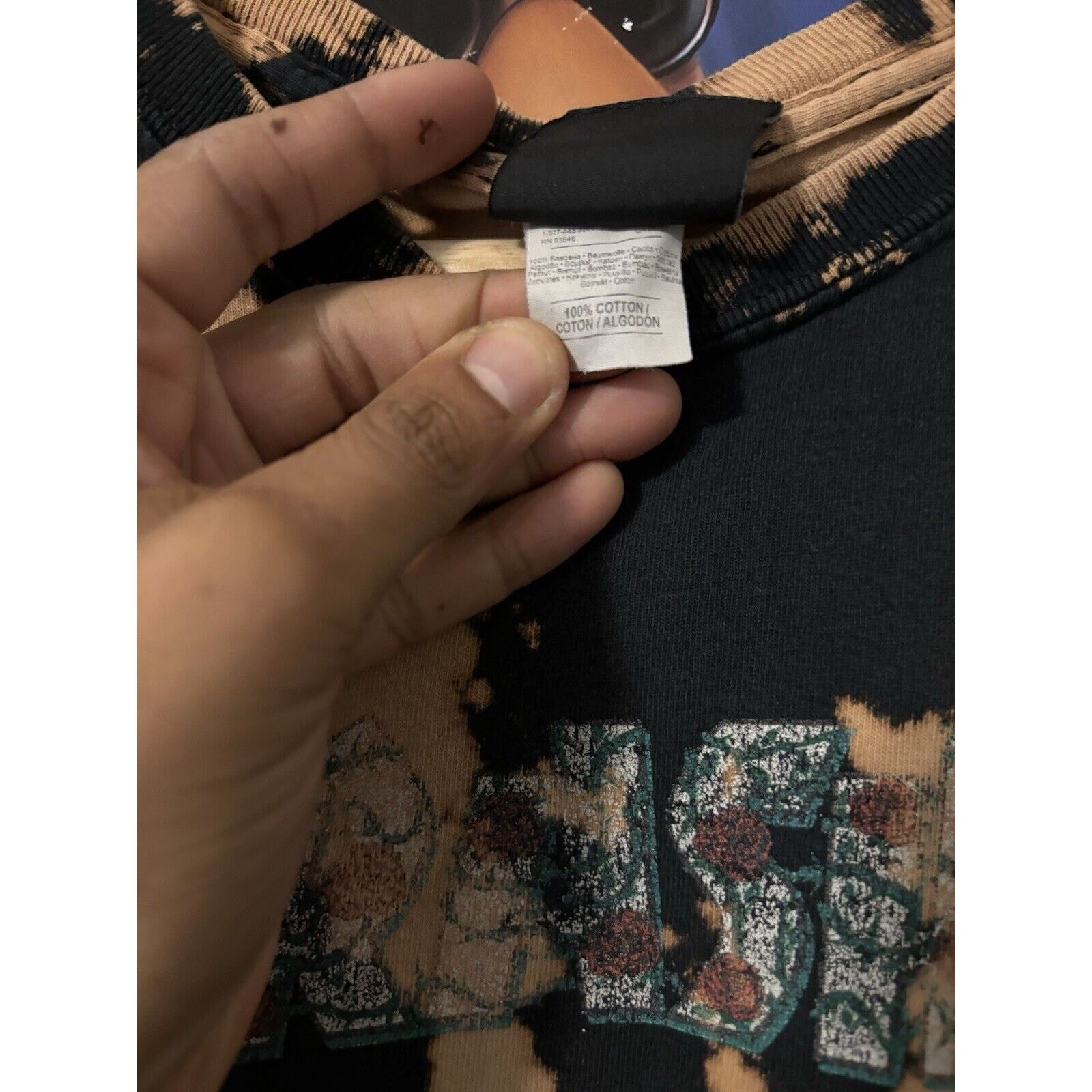 Thrasher Vintage distressed custom thrasher shirt bleached black Size US XL / EU 56 / 4 - 5 Thumbnail