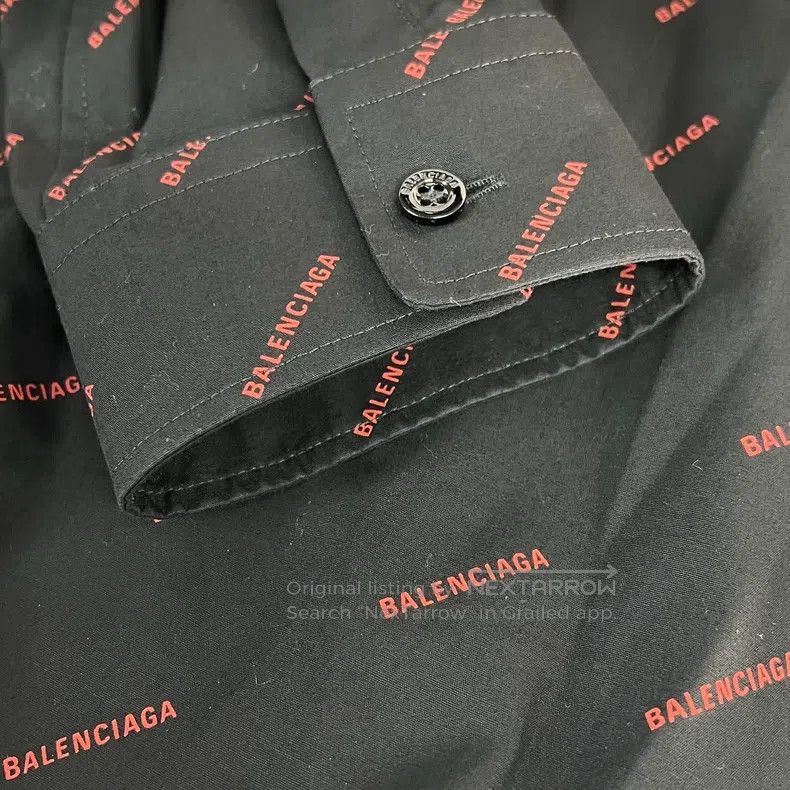 Balenciaga Balenciaga size 37 Bullet Screen Letter Shirt Size US XS / EU 42 / 0 - 5 Thumbnail