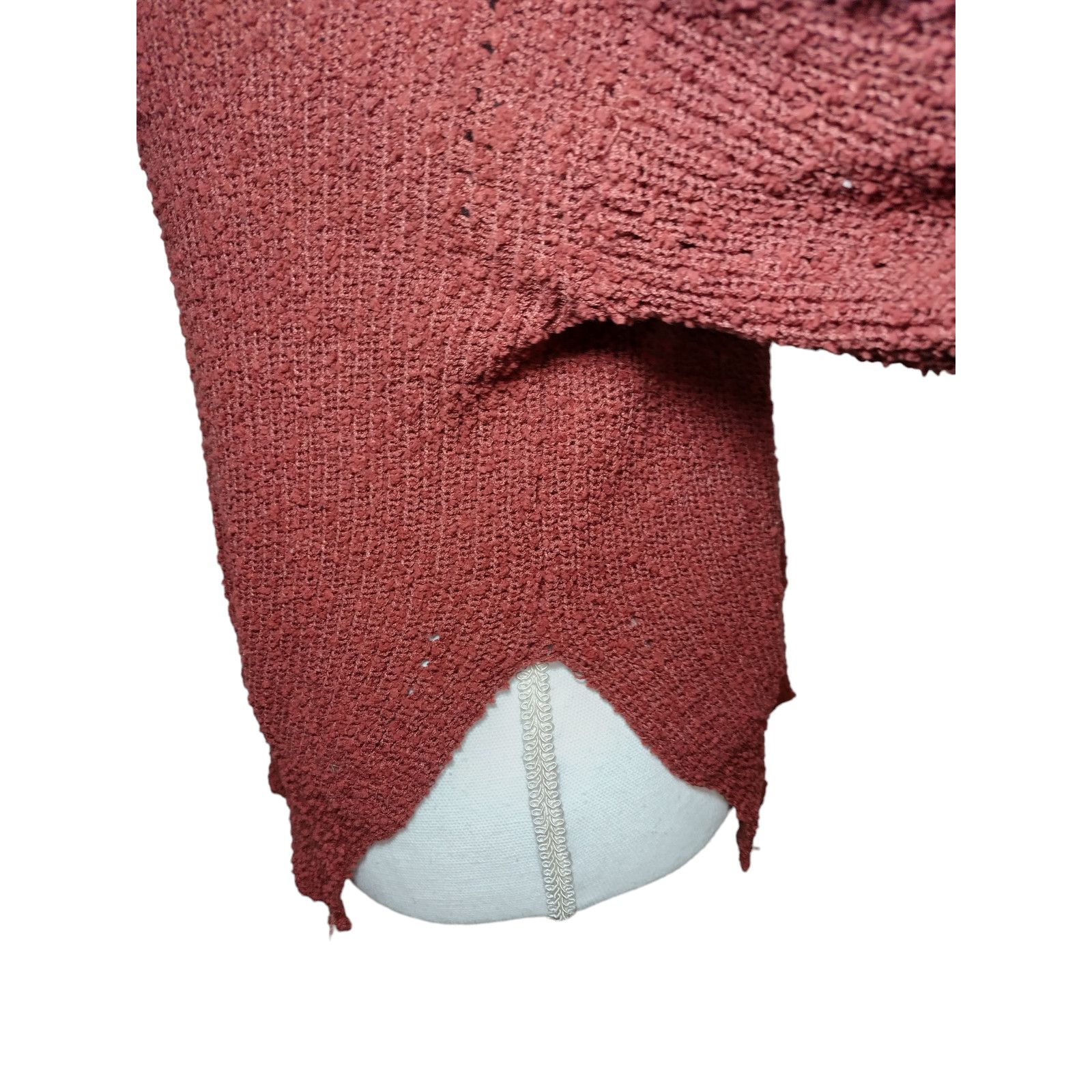Debut Debut Womens Sweater Long Sleeves Pullover Orange Size XS Size XS / US 0-2 / IT 36-38 - 4 Thumbnail