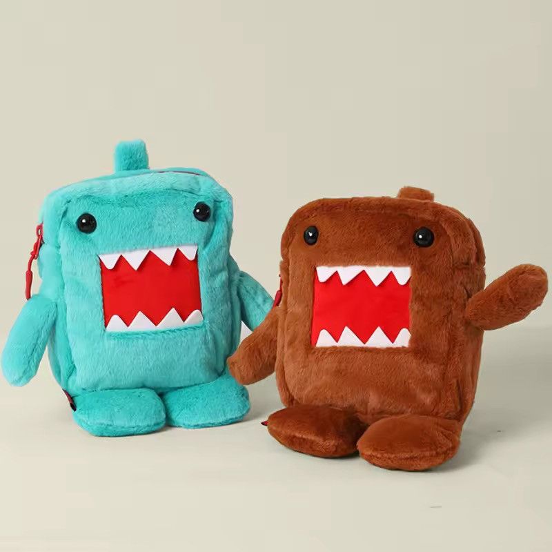 Japanese Brand Kawaii Domo Kun Plush Shoulder Bag Size ONE SIZE - 4 Thumbnail