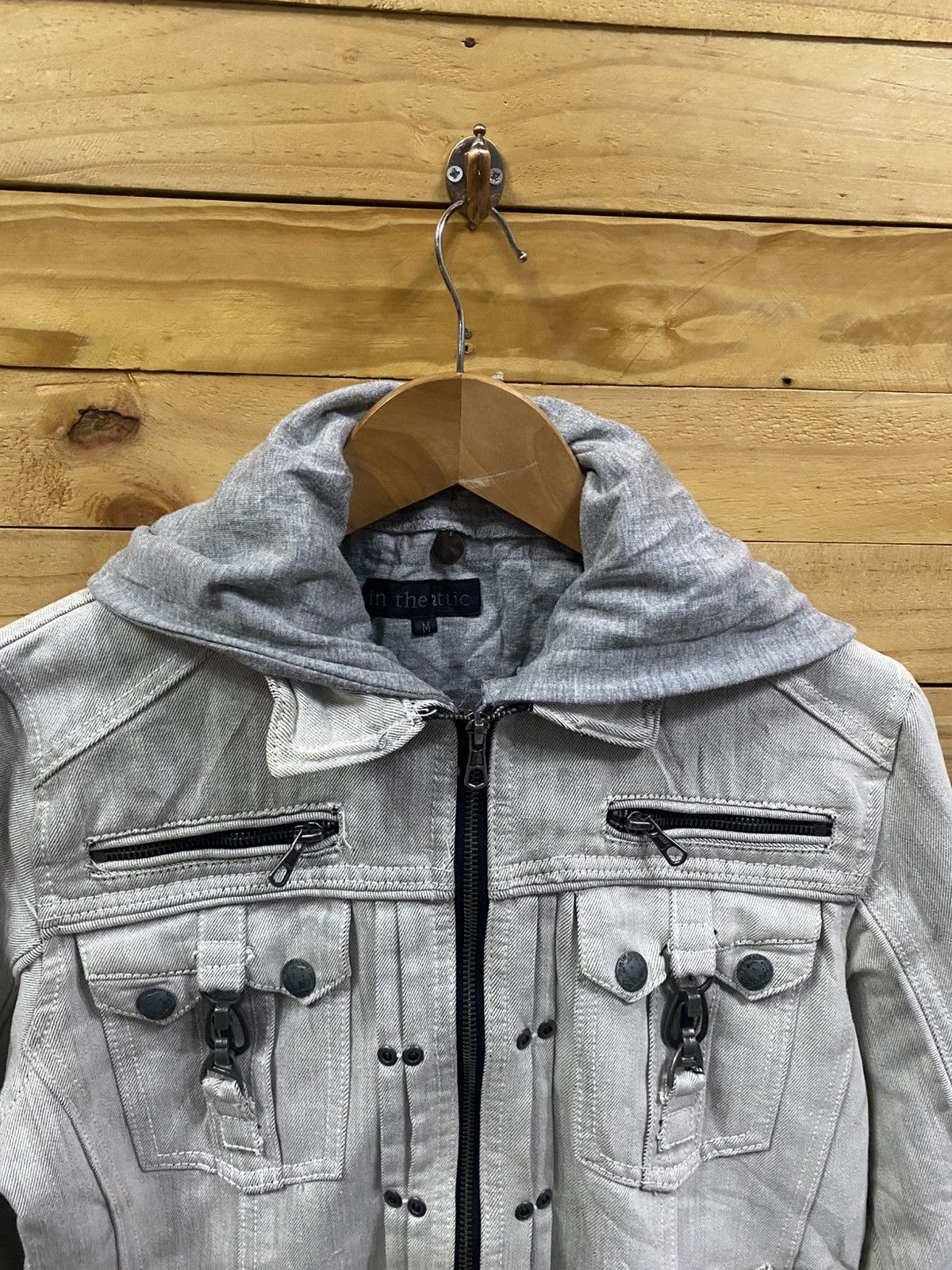 In The Attic In The Attic japanese brand punk hoodie jacket size S Size US S / EU 44-46 / 1 - 14 Thumbnail