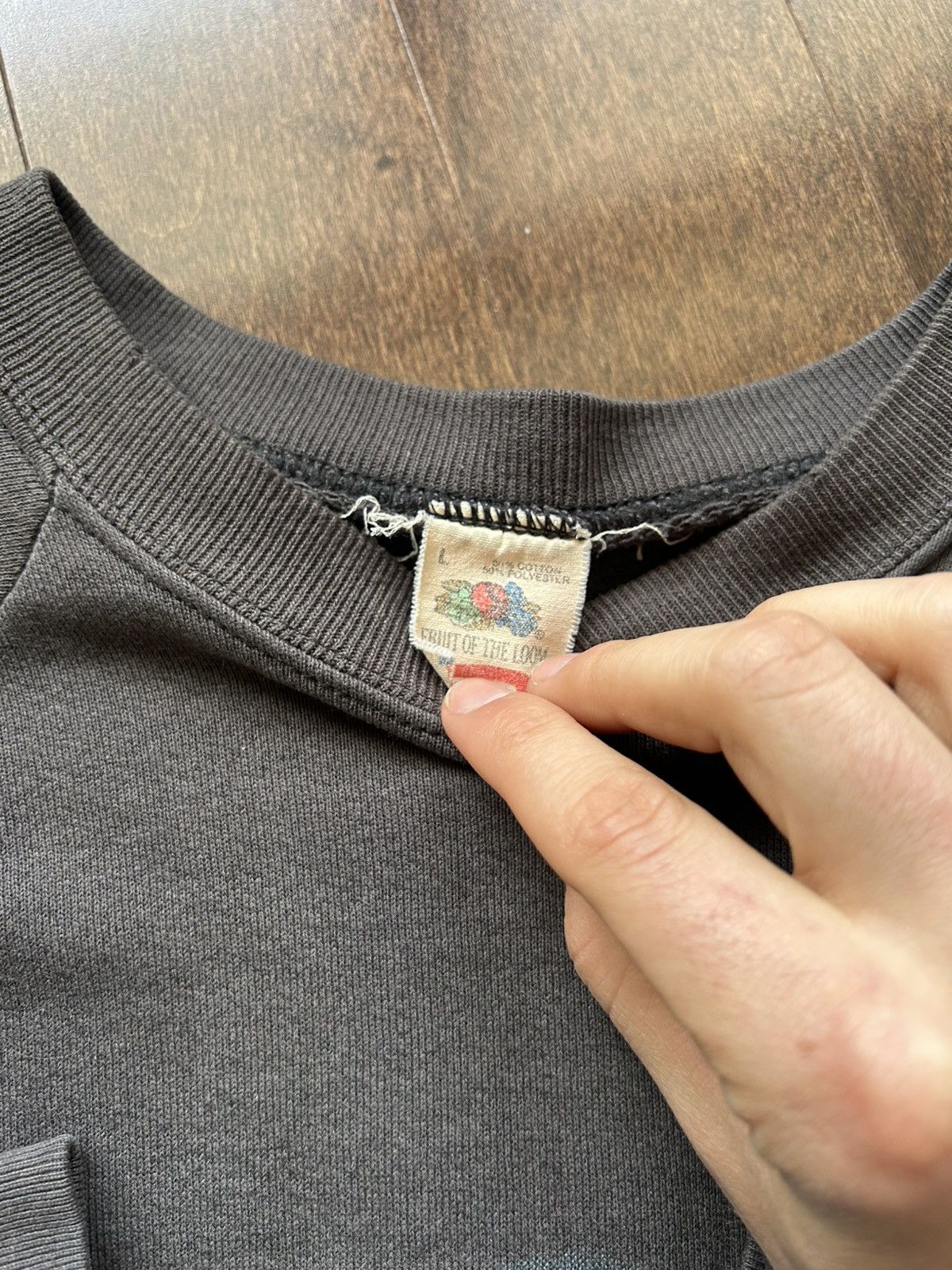 Fruit Of The Loom 1987 3D Emblem Trucker Vintage Crewneck Sweatshirt Size US L / EU 52-54 / 3 - 8 Thumbnail