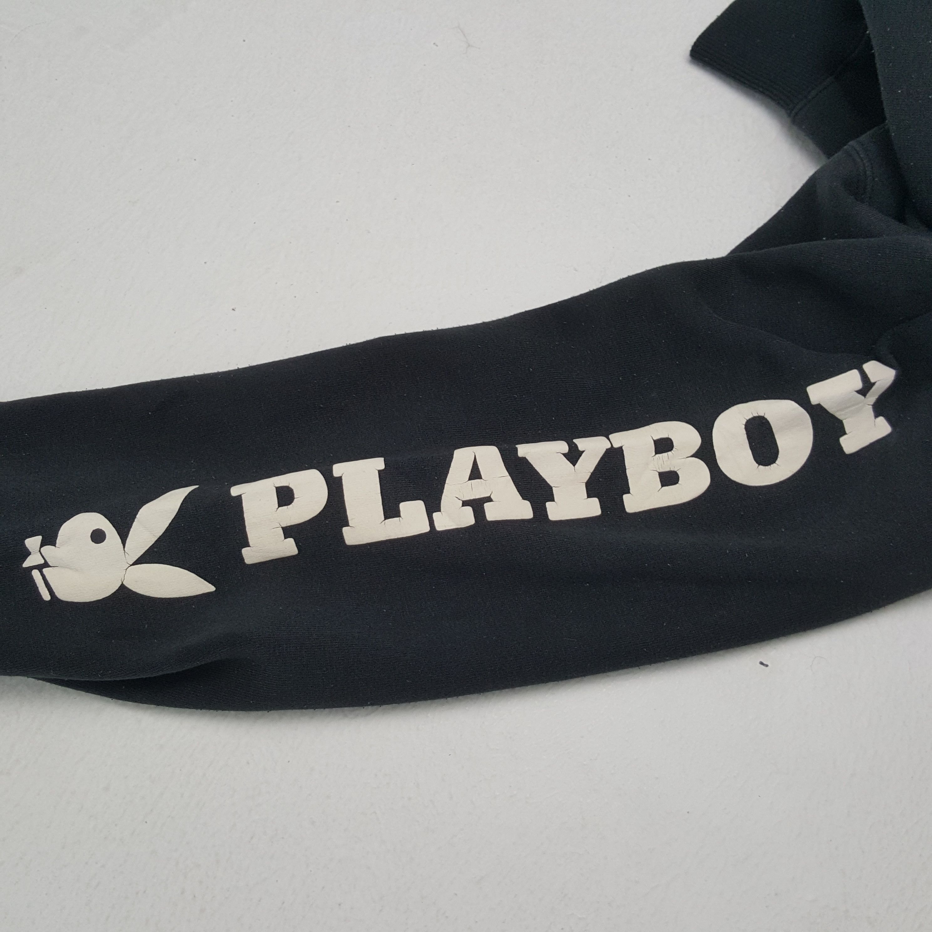 Playboy × Vintage PLAYBOY Logo Spellout Design Fashion Style Sweatshirt Size US L / EU 52-54 / 3 - 7 Thumbnail