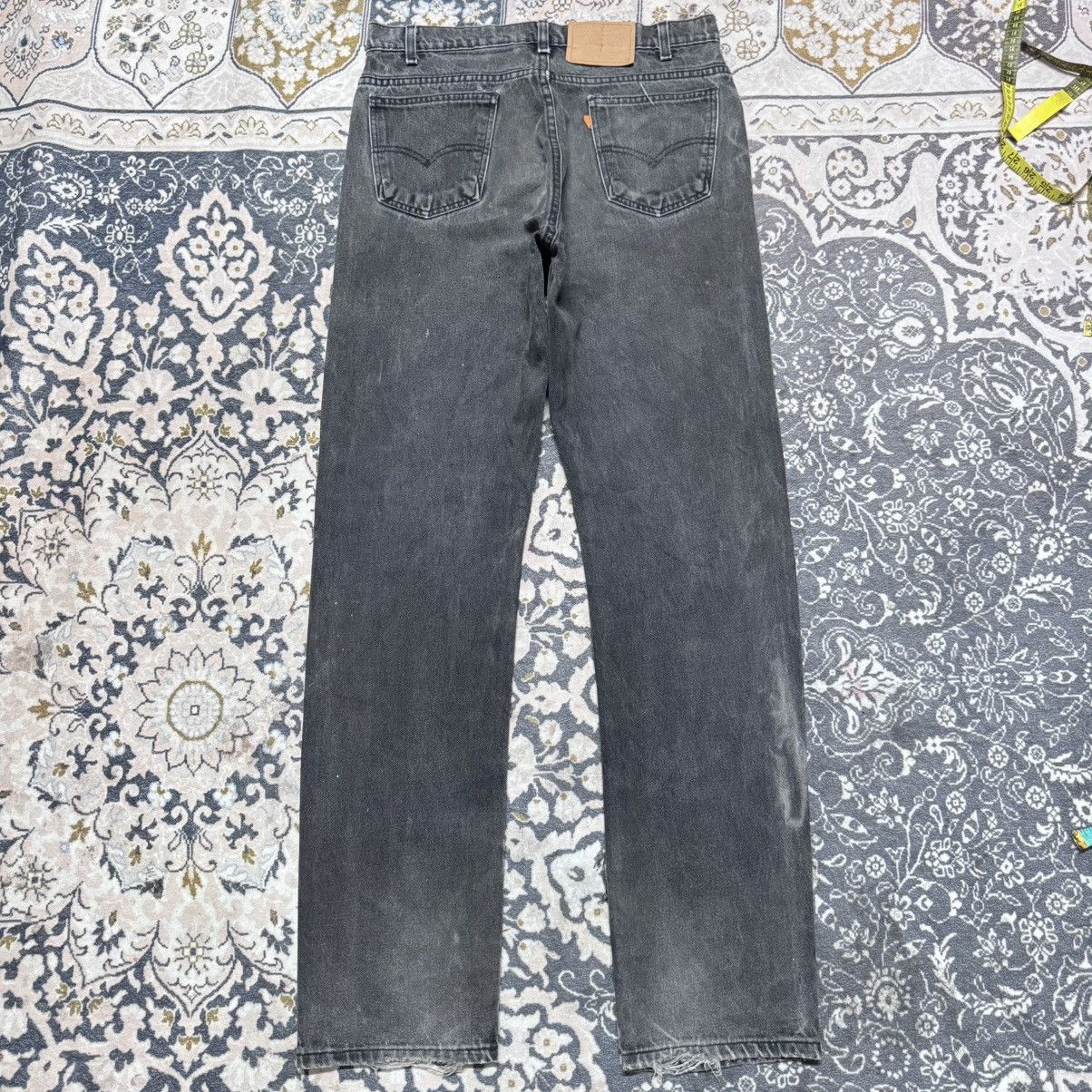 Levi's Vintage Levis 505 Black Faded Distressed Jeans Size US 34 / EU 50 - 21 Thumbnail