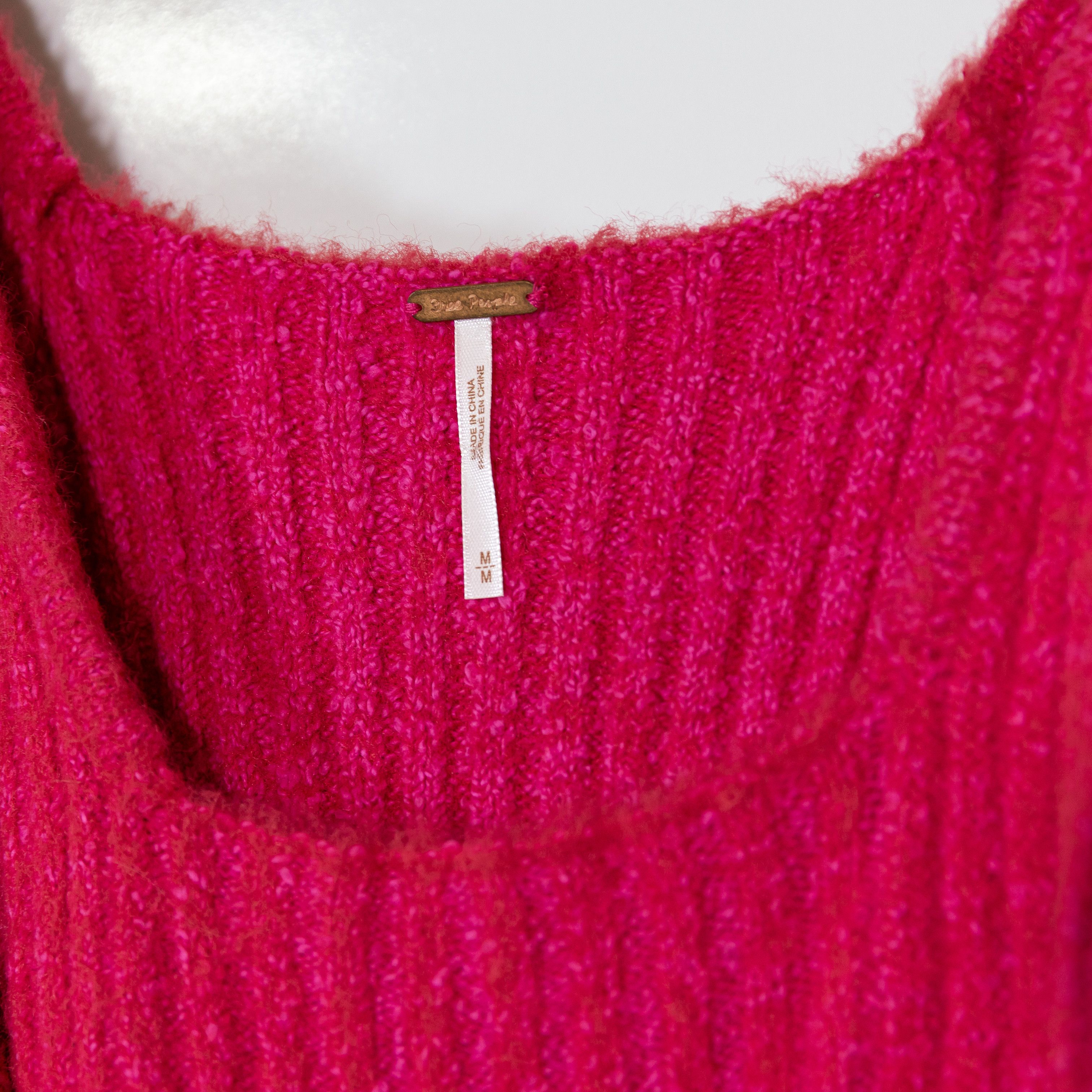 Free People Free People Katie Ribbed Knit Brushed Puff Size M / US 6-8 / IT 42-44 - 2 Thumbnail