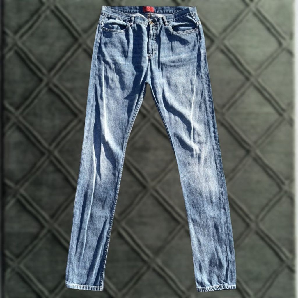 Vintage A.P.C KANYE 2014 Archival Denim Jeans Size 31 Regular Men Blue 31 Rare Denim Jeans Straight 2014 Archival Men’s Jeans Size US 31 - 1 Thumbnail