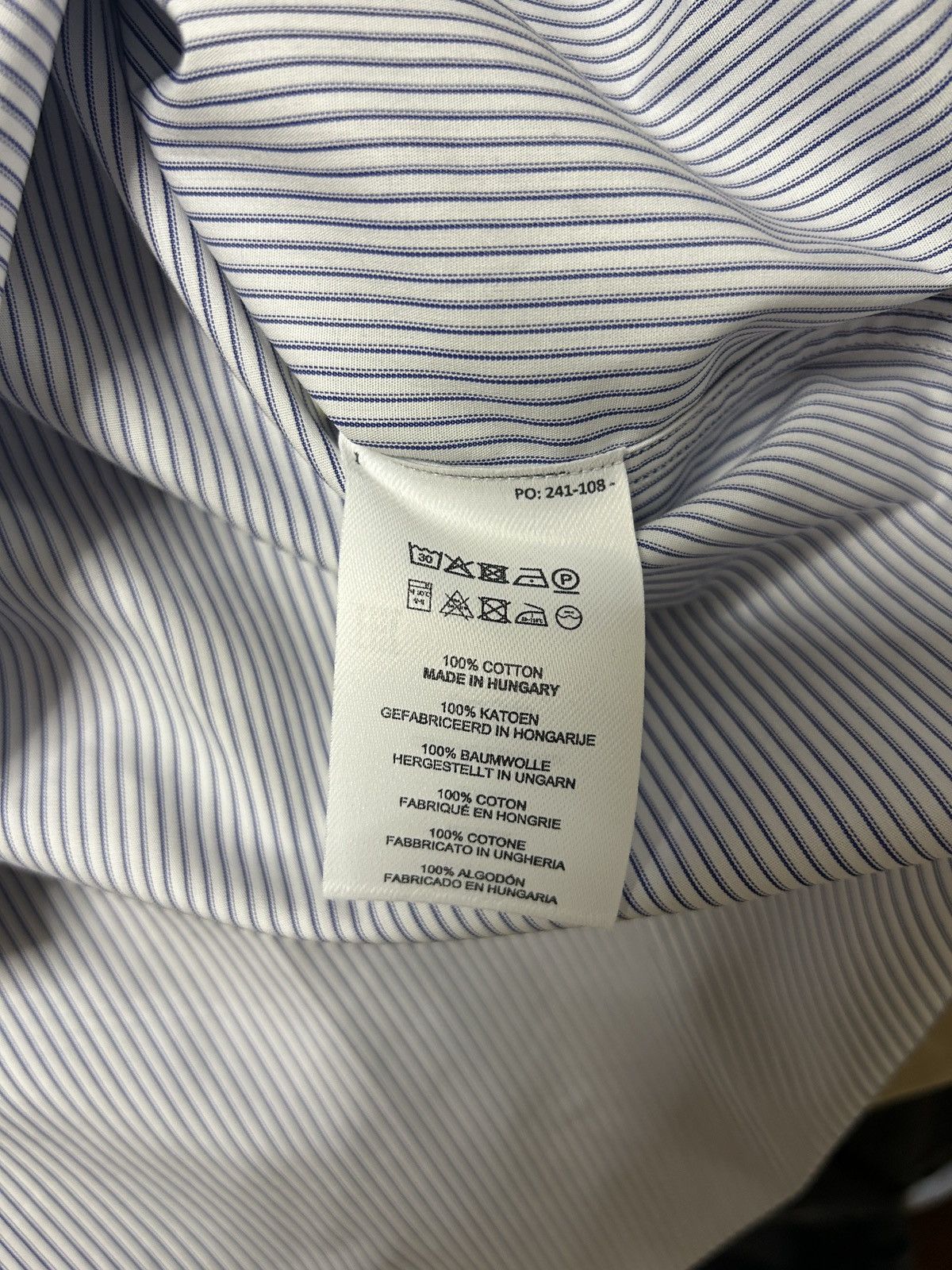 Dries Van Noten Blue striped Dries Van Noten Button up Size US M / EU 48-50 / 2 - 10 Thumbnail