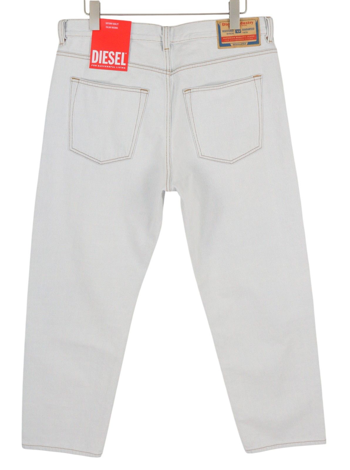 Diesel 2010 0079Z W34/L30 Loose Straight Washed Jeans 40920 Size US 34 / EU 50 - 4 Thumbnail