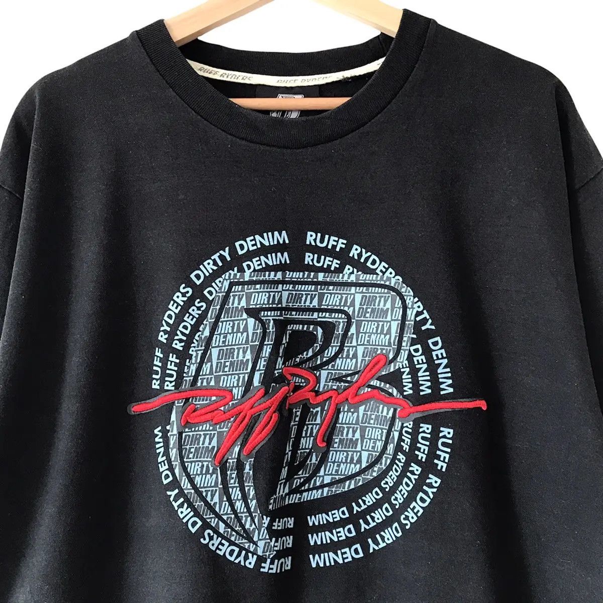 Rap Tees Rare Vintage Ruff Ryders Big Logo Tshirt Size US XL / EU 56 / 4 - 2 Thumbnail