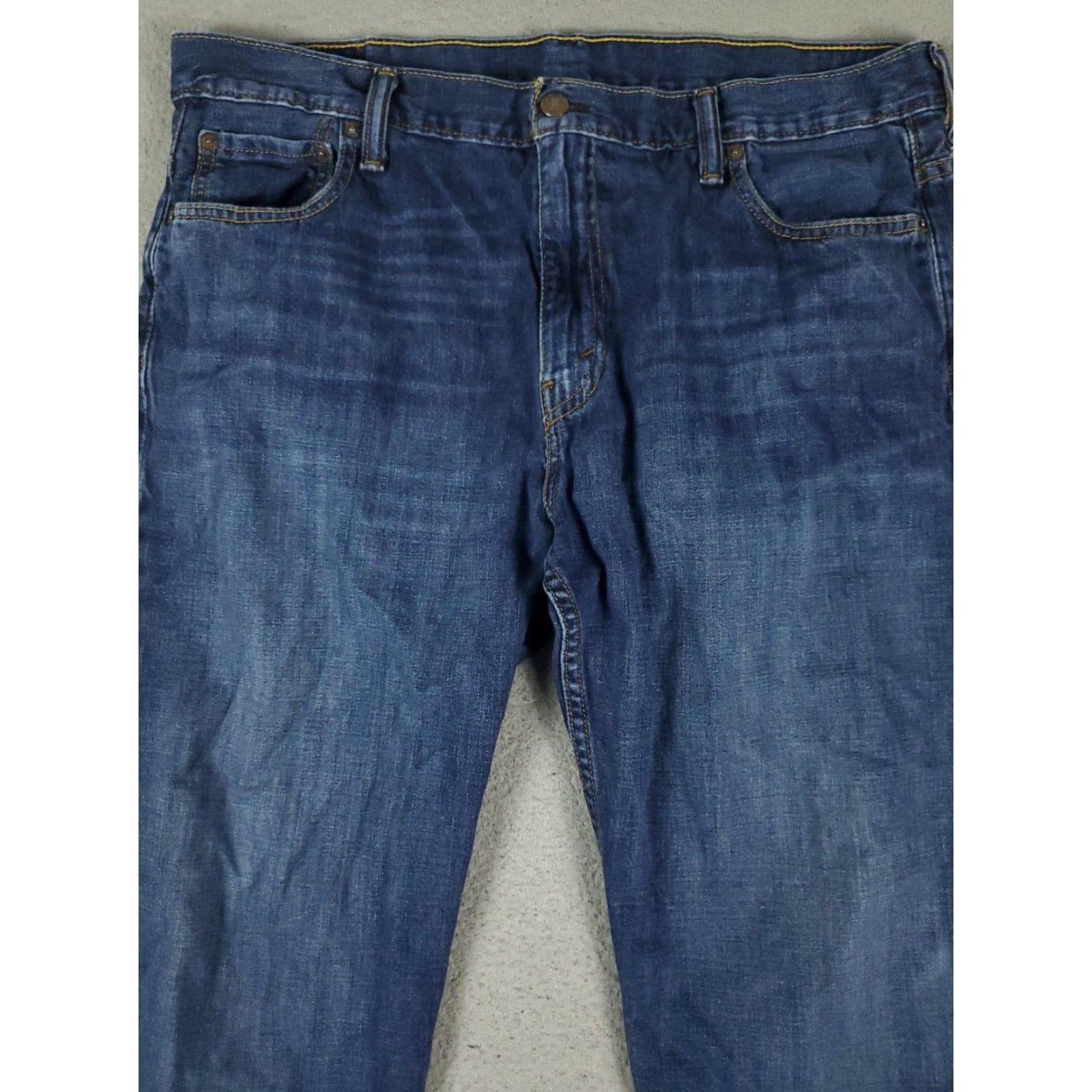 Levi's Levis 569 Jeans Blue Straight Leg Men's 36x28 Cotton Denim Pants Size US 36 / EU 52 - 2 Thumbnail