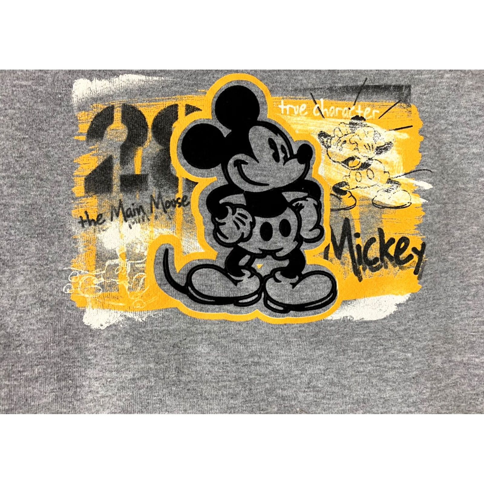 Disney Disney Mickey Mouse Crewneck Sweatshirt 2XL Gray Embroidered Pullover Mens Size US XXL / EU 58 / 5 - 2 Thumbnail