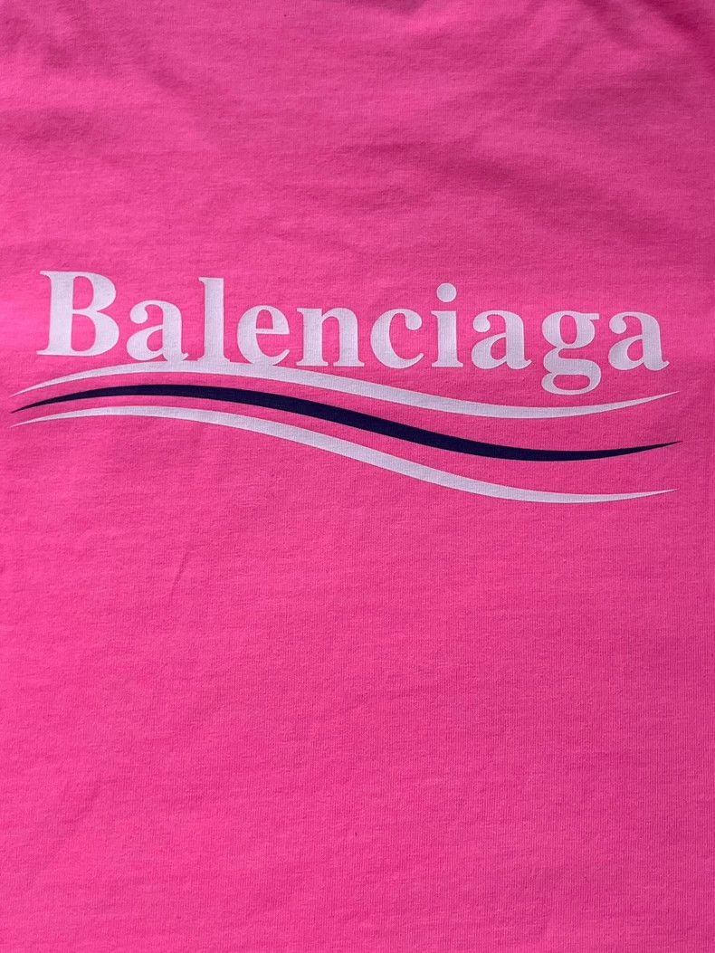 Balenciaga Balenciaga Logo monogram printed casual T-shirt with short Size L / US 10 / IT 46 - 4 Thumbnail