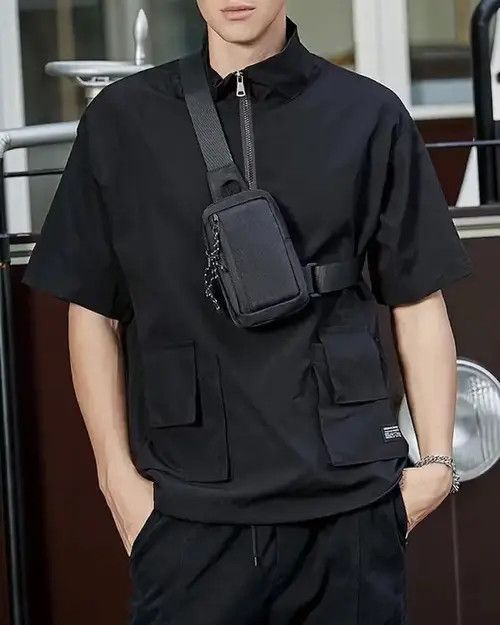 Japanese Brand Fashion y2k mini belt bag sling bag side bag Size ONE SIZE - 2 Thumbnail