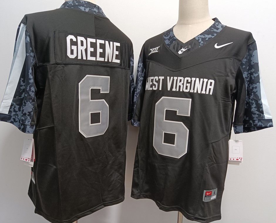 Other Men's West Virginia Mountaineers #6 Garrett Greene Jersey Size US S / EU 44-46 / 1 - 1 Thumbnail