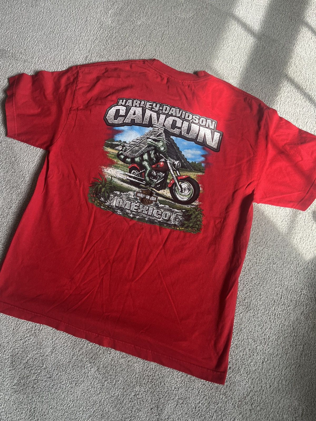 Harley Davidson 2016 Harley Davidson Cancun Mexico tshirt Size US XL / EU 56 / 4 - 1 Thumbnail