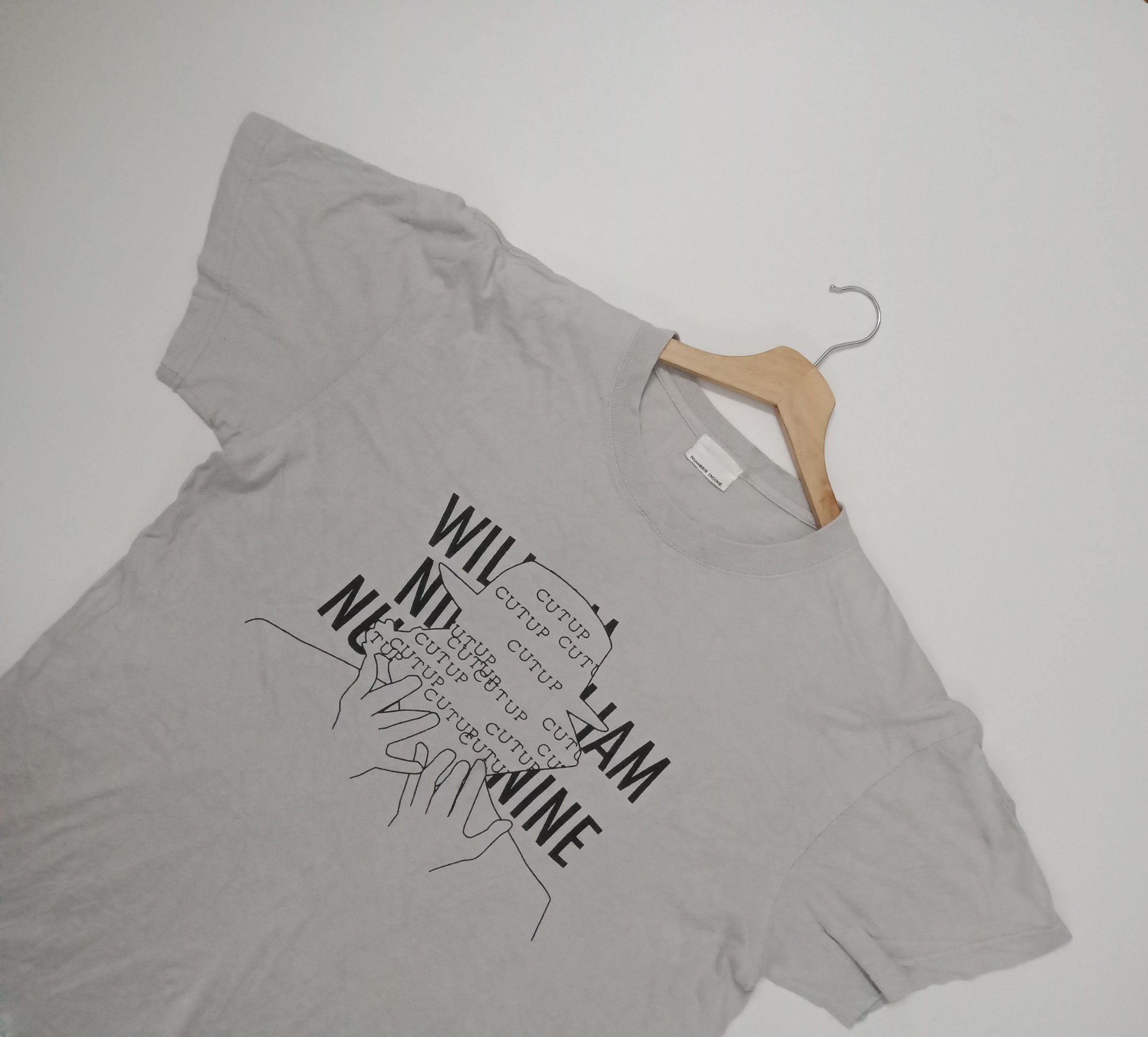 Number (N)ine SS2004 Number (N)ine William Burroughs Cutup Graphic #A Size US L / EU 52-54 / 3 - 3 Thumbnail