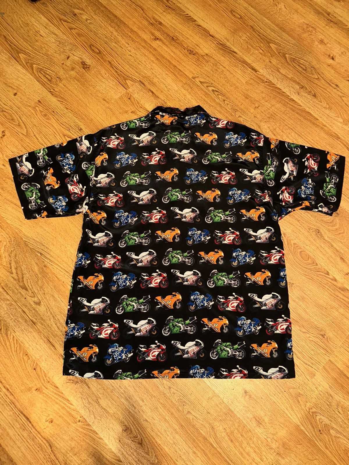 Ecko Unltd. × Marc Ecko × Vintage Vtg MARC ECKO Superbike Racing Tribute Camp Shirt Men’s XL Size US XL / EU 56 / 4 - 5 Thumbnail