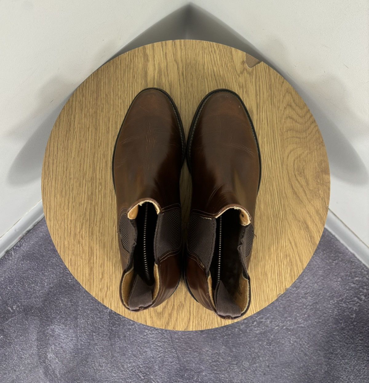 Loake Loake 1880 Shoemaker Men’s Brown Leather Chelsea Boots Size US 7.5 / EU 40-41 - 14 Thumbnail