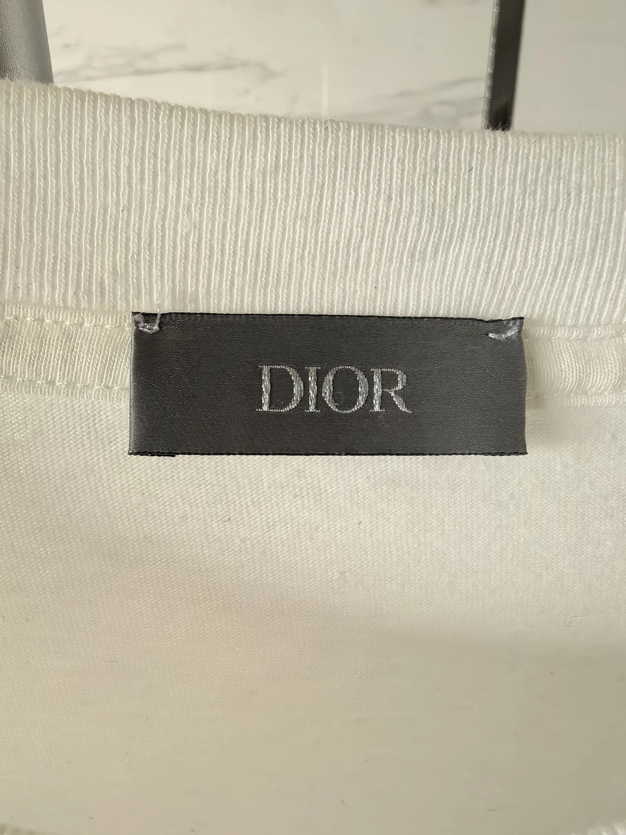 Dior Dior XL Printed Logo Short Sleeve Tee (Worn Once, Unwashed) Size US XL / EU 56 / 4 - 3 Thumbnail