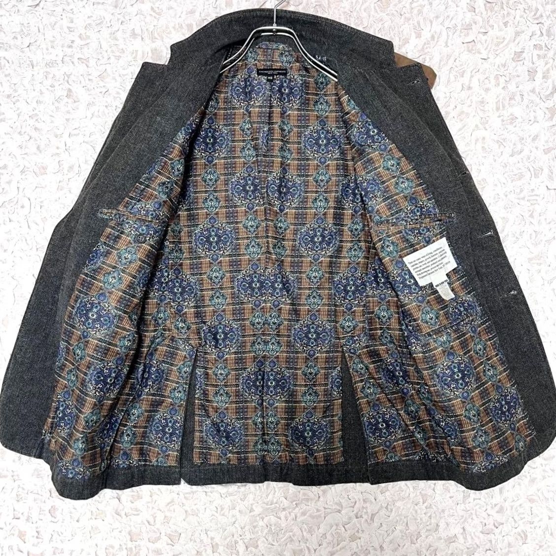 Engineered Garments Engineered Garments Suffolk Jacket Size XS Gray Elbow Patch Men's Pre-owned Size US XS / EU 42 / 0 - 4 Thumbnail